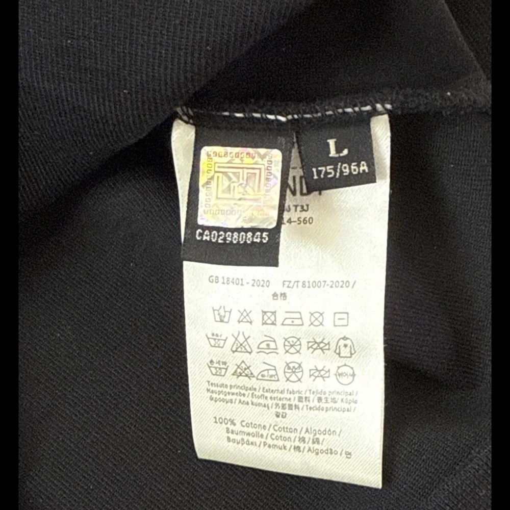 Fendi Monster Black Sweatshirt Zip Sleeves Women’s Large NEW W/O Tags Rare $980 - Picture 7 of 9